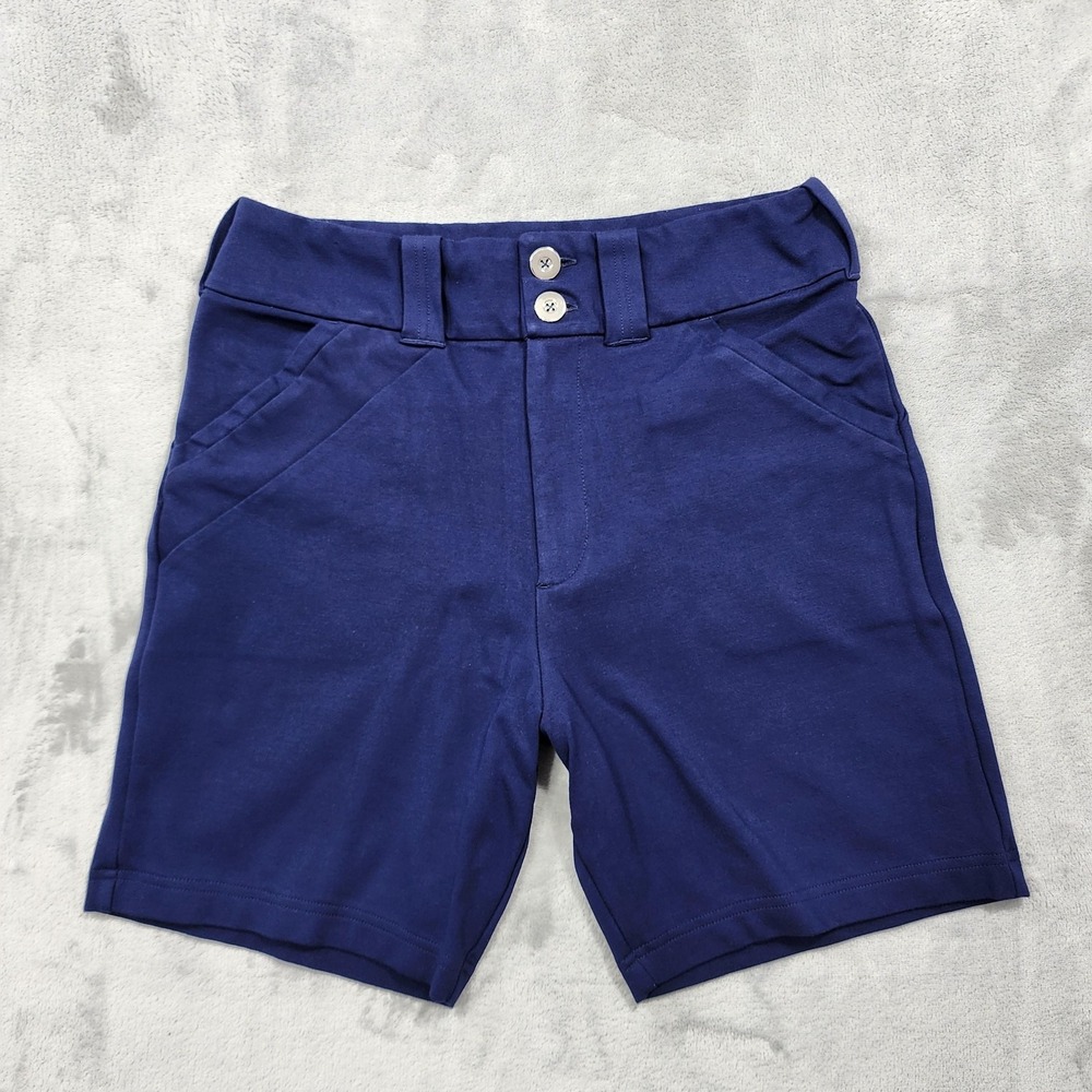 Inphorm Shorts Womens S Blue 7" Inseam Golf Tennis Athletic Pockets Stretch